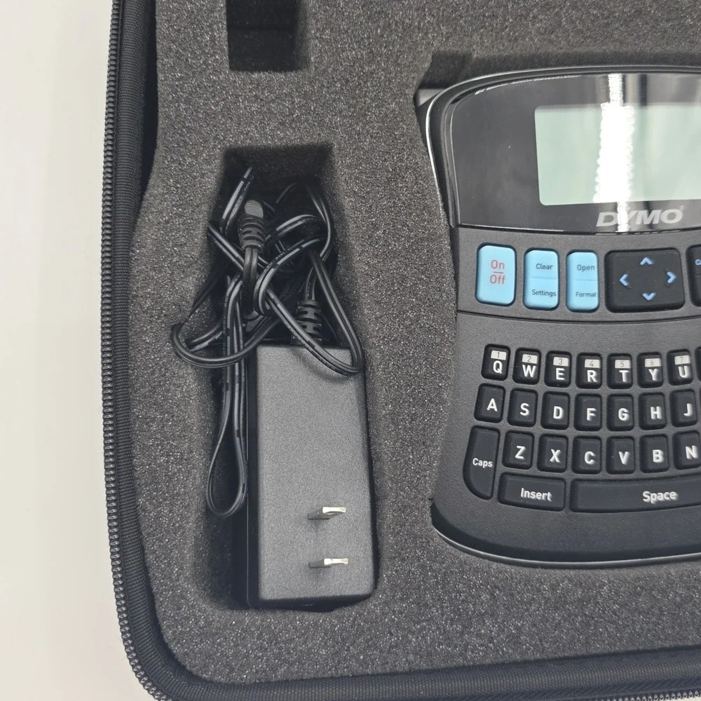DYMO Label Manager 210D Desktop Label Maker QWERTY Keyboard With Case Tested